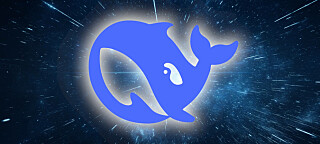 The DeepSeek logo over a galactic explosion