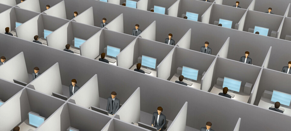 Endless rows of cubicles