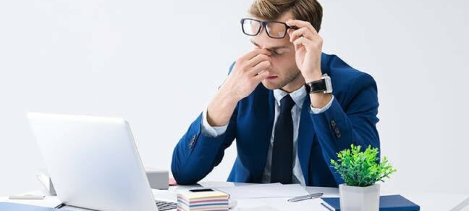 tired businessman
