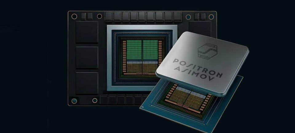 A render of what Positron's next-gen Asimov accelerator will look like