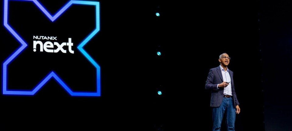 Nutanix CEO Rajiv Ramaswami speaking at the .NEXT 2026 keynote