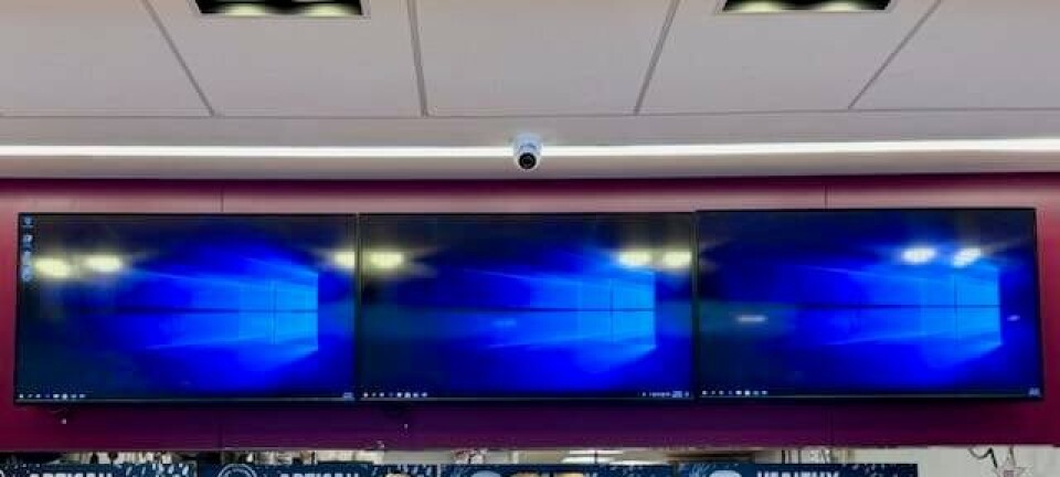 Windows 10 desktop at bakery