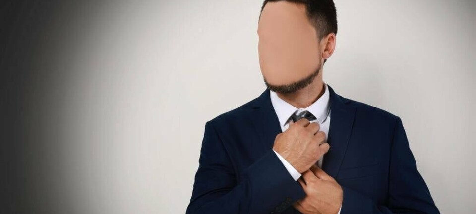 Faceless man