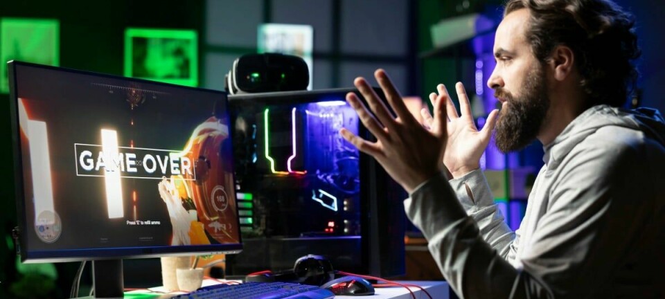 Frustrated gamer