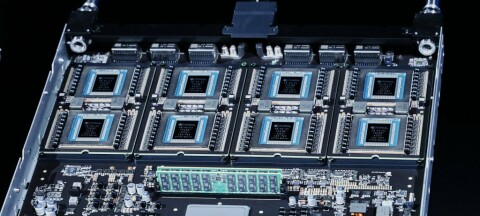 Each LPU compute tray features eight liquid-cooled Groq-3 LPUs totalling 4GB of SRAM