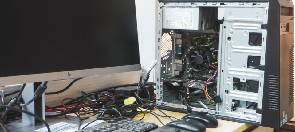 Messy computer repair
