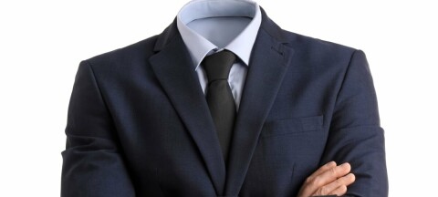 Headless businessman