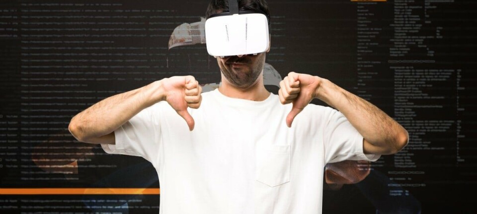 Thumbs down to virtual reality