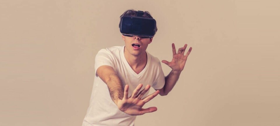 Using VR and looking a bit confused