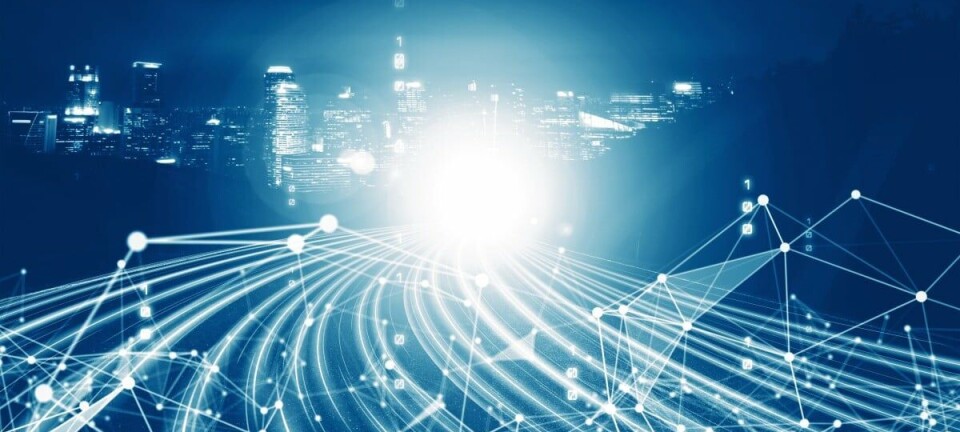 Data flowing across a city
